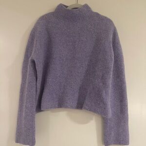 & Other Stories Alpaca Mock Neck Knit Sweater